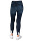 ფოტო #2 პროდუქტის Juniors' Curvy High Rise Skinny Ankle Jeans