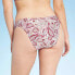 Women's Cheeky Bikini Bottom - Shade & Shore™ Paisley Size M 8-10