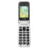 Фото #5 товара Мобильный телефон Doro Clamshell 2424 - 6.1 см (2.4") - 3 МП - Bluetooth - 800 мАч - серый, серебристый