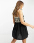 Фото #2 товара ASOS DESIGN crochet mini sundress in mono