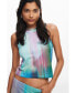 ფოტო #2 პროდუქტის Women's Faded effect T-shirt