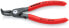KNIPEX 48 41 J11 - Circlip pliers - Steel - Plastic - Red - 13 cm - 105 g