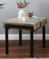 20" H Manufactured Wood, Metal and Iron Side Table