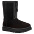 UGG Classic Short Zipper Tape Logo Boots