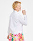 Фото #3 товара Women's 100% Linen Jacket, Created for Macy's
