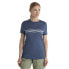 ფოტო #1 პროდუქტის ICEBREAKER Merino 150 Tech Lite III Mountain Lines short sleeve T-shirt
