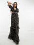 Фото #1 товара Reclaimed Vintage limited edition maxi ruffle dress in floral