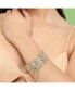 ფოტო #3 პროდუქტის Women's Gold Intricate Metallic Bracelet
