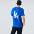 Фото #4 товара MLB 休闲宽松圆领短袖T恤 男女同款 蓝色 / Футболка MLB T 31TS03031-07U