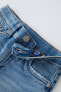 Фото #7 товара Джинсовые шорты классического кроя ZARA