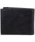 ფოტო #2 პროდუქტის Men's RFID Traveler Signature Leather Wallet