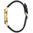 Фото #2 товара Citizen Men's Eco-Drive Axiom Gold-Tone Black Leather Strap Watch | 40mm | AU...