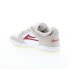 Lakai Telford Low Chocolate Mens White Suede Skate Inspired Sneakers Shoes