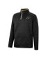 Фото #2 товара Men's Black Purdue Boilermakers Rebound Quarter-Snap Jacket