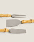 Bamboo cheese cutlery set