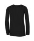 Women's Oversize Loose Fitting Waffle-Knit Henley Thermal Sweater