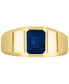 ფოტო #3 პროდუქტის EFFY® Men's Sapphire Ring (2-3/8 ct. t.w.) in 14k Gold