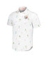 Men's White Pittsburgh Steelers Nova Wave Flocktail Button-Up Shirt