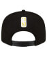 Фото #4 товара Men's Black Utah Jazz Team Color 9FIFTY Snapback Hat