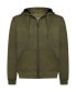 Big & Tall Premium Zip-Up Hoodie for Men with Smooth Silky Matte Finish & Cozy Fleece Inner Lining Sweater with Hood