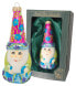 Фото #2 товара 9cm Weihnachtszauberer Merlin aus Glas