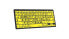 Фото #5 товара Logickeyboard LKB-LPBY-BTON-DE - Mini - Bluetooth - QWERTZ - Black - Yellow