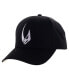 Фото #1 товара Men's Star Wars Mandalorian Mudhorn Skull Black Flex Fit Hat