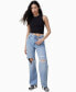 Фото #4 товара Women's Loose Straight Jeans