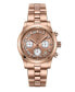ფოტო #2 პროდუქტის Women's Alessandra Diamond (1/5 ct.t.w.) 18K Rose Gold Plated Stainless Steel Watch