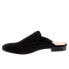 Фото #4 товара Trotters Ginette T2159-048 Womens Black Suede Slip On Mule Sandals Shoes 6