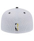 Фото #3 товара Men's White/Black Utah Jazz Throwback 2Tone 59fifty Fitted Hat