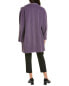 Фото #2 товара Cinzia Rocca Icons Wool & Cashmere-Blend Coat Women's Purple 46