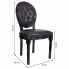 Dining Chair Alexandra House Living Black 46 x 96 x 48 cm