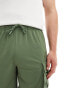 ASOS 4505 technical jersey training shorts with cargo pocket in khaki