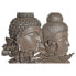 Decorative Figure DKD Home Decor 23 x 8 x 42 cm Black Brown Buddha Oriental (2 Units)