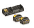 Фото #1 товара DeWalt DCB132 Зарядное устройство для двух батарей + 2 x acmulator 54/18V 6.0/2.0AH DCB546
