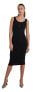 Dámské šaty PCKITTE Slim Fit 17112261 Black