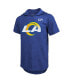 Фото #3 товара Men's Threads Matthew Stafford Royal Los Angeles Rams Super Bowl LVI Name Number Short Sleeve Hoodie T-shirt