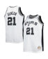 Фото #4 товара Men's Tim Duncan White San Antonio Spurs Big and Tall Hardwood Classics 1998-99 Swingman Jersey