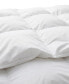Cotton Fabric All Season Goose Feather Down Comforter, Full/Queen