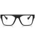 Men's Rectangle Eyeglasses, VE3326U55-X