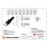 EUROCONNEX 1039 DIN Male Connector 5P 360