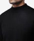 Men's Basice Mock Neck Midweight Pullover Sweater