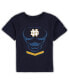 ფოტო #3 პროდუქტის Toddler Boys and Girls Navy Notre Dame Fighting Irish Super Hero T-shirt