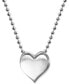 ფოტო #1 პროდუქტის Heart Pendant Necklace in Sterling Silver