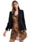 Фото #1 товара Object one button blazer in black