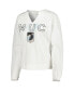 ფოტო #2 პროდუქტის Women's White Minnesota United FC Sunray Notch Neck Long Sleeve T-shirt
