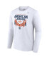 ფოტო #3 პროდუქტის Men's White Houston Astros 2022 American League Champions Locker Room Long Sleeve T-shirt