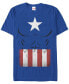 Фото #2 товара Marvel Men's Captain America Suit Costume Short Sleeve T-Shirt