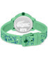 Фото #2 товара Kid's Green Printed Silicone Strap Watch 33mm